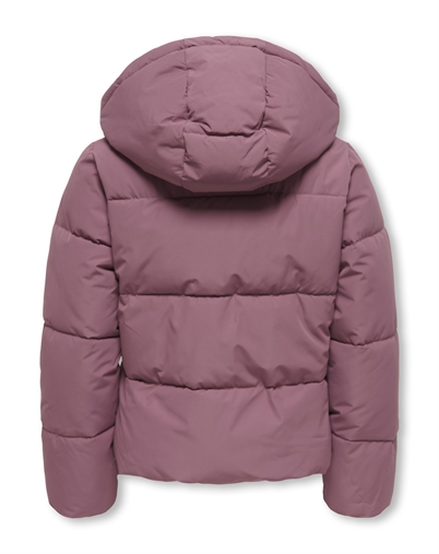 Kids Only - KOGJuta Life Short Puffer Jakke - Rose Brown